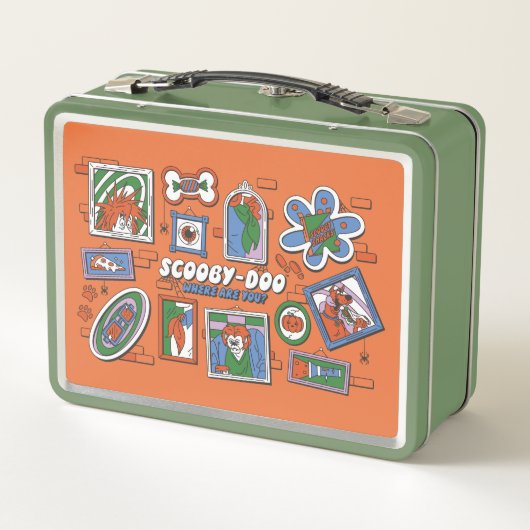 Lunch Box Scooby-Doo Wall of Halloween Picture Frames (Dos)