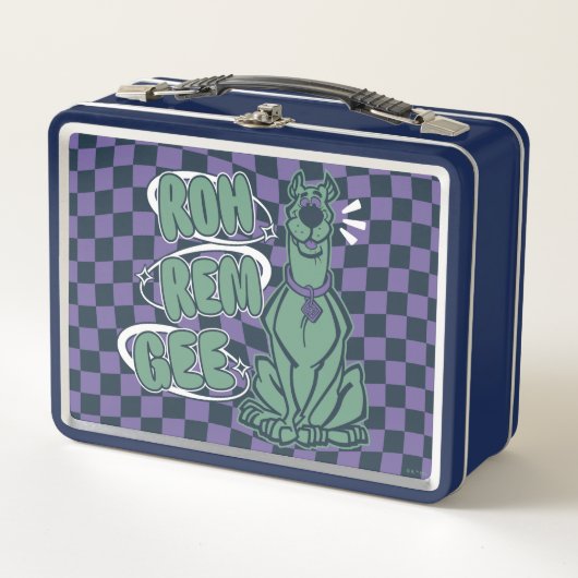 Lunch Box Scooby rétro "OMG" (Devant)