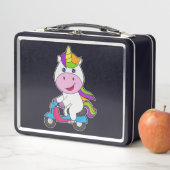 Lunch Box Scooter Unicorn (En situation)