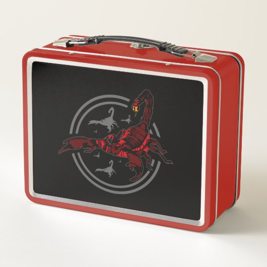 Lunch Box Scorpion rouge (Dos)