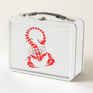 Lunch Box Scorpion venimeux rouge insecte très venimeux