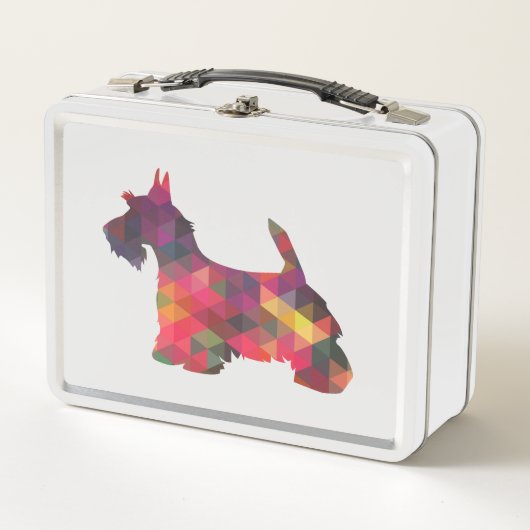 Lunch Box Scottie Chien race Geo Silhouette Multi (Devant)