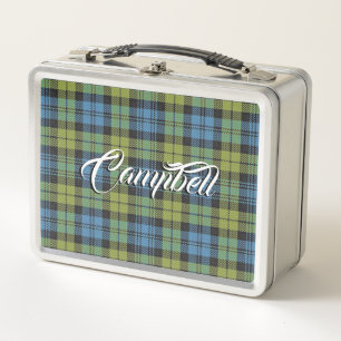 Lunch Box Scottish Eats ! Campbell Family Tartan Plaid