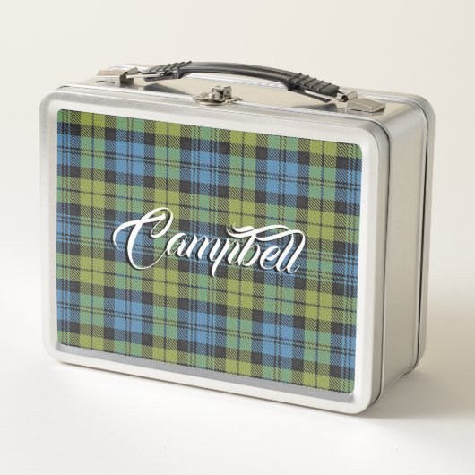 Lunch Box Scottish Eats ! Campbell Family Tartan Plaid (Devant)