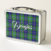 Lunch Box Scottish Eats ! Clan Douglas Tartan Plaid (Dos)