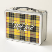 Lunch Box Scottish Eats ! Clan MacLeod de Lewis Tartan Plaid (Dos)