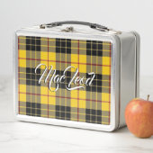 Lunch Box Scottish Eats ! Clan MacLeod de Lewis Tartan Plaid (En situation)