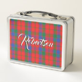 Lunch Box Scottish Eats ! Clan Robertson Tartan Plaid (Dos)