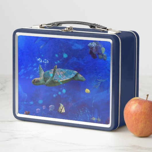 Lunch Box Sea Turtle Wind (En situation)
