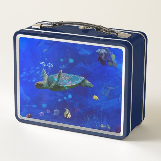 Lunch Box Sea Turtle Wind (Dos)