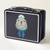 Lunch Box Seal as Sailor with Sailor hat (Dos)