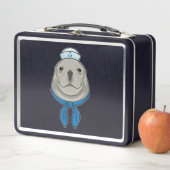 Lunch Box Seal as Sailor with Sailor hat (En situation)