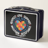 Lunch Box Sensibilisation à l'autisme Respect de l'autisme A (Devant)
