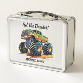 Lunch Box Sentez le monstre de camion Thunder (Dos)