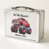Lunch Box Sentez le monstre de camion Thunder (Dos)