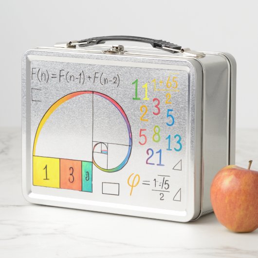 Lunch Box Séquence Fibonacci & Golden Ratio Math Déjeuner en (En situation)