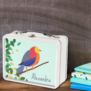 Lunch Box Sérénade chromatique : Oiseau sur branche