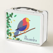 Lunch Box Sérénade chromatique : Oiseau sur une branche (Dos)