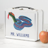 Lunch Box Serpent à jarre à facettes rouges de Californie Pe (En situation)