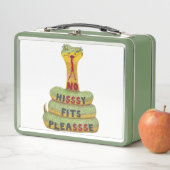 Lunch Box Serpent à sonnette de dessin animé enroulé avec du (En situation)
