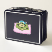 Lunch Box Serpent au lit avec bonnet de nuit (Dos)