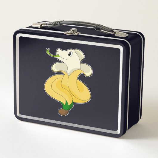 Lunch Box Serpent avec banane (Devant)
