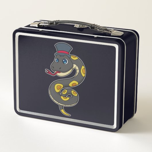 Lunch Box Serpent avec Casquette (Dos)