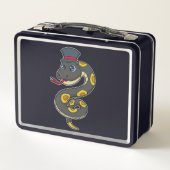 Lunch Box Serpent avec Chapeau (Dos)
