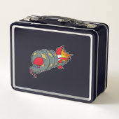Lunch Box Serpent avec fusée (Dos)