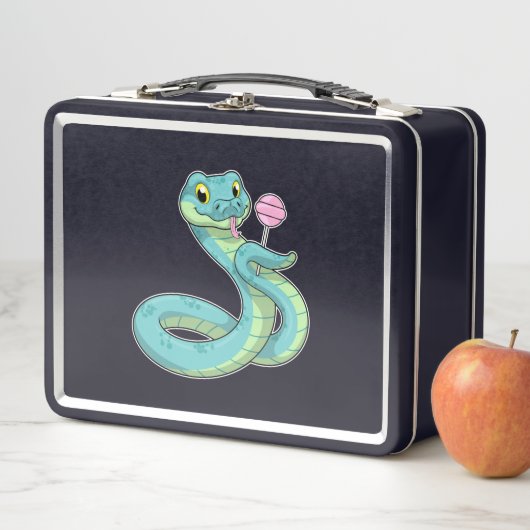 Lunch Box Serpent avec Lollipop (En situation)
