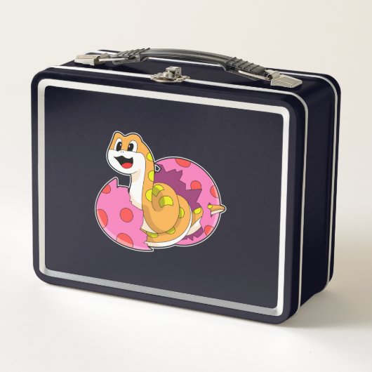 Lunch Box Serpent avec oeuf (Devant)