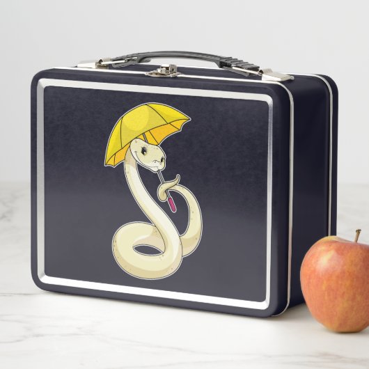 Lunch Box Serpent avec parapluie (En situation)