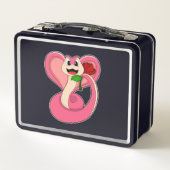 Lunch Box Serpent avec Rose (Dos)
