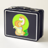 Lunch Box Serpent avec verre de jus de citron (Dos)