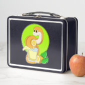 Lunch Box Serpent avec verre de jus de citron (En situation)