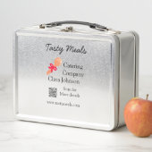 Lunch Box Services de restauration ajouter nom QR code site  (En situation)