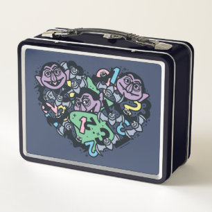 Lunch Box Sésame Sésame   Comte von Count Doodle Heart
