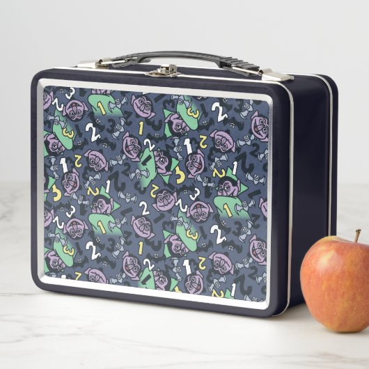 Lunch Box Sésame Sésame | Count von Count Doodle Motif (En situation)