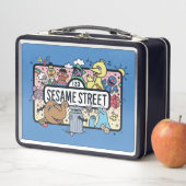 Lunch Box Sésame Sésame | Sesame Pals signe de Doodle (En situation)