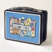 Lunch Box Sésame Sésame | Sesame Pals signe de Doodle (Devant)