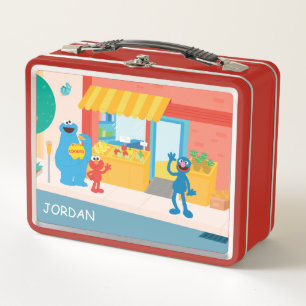 Lunch Box Sesame Street Street Scene