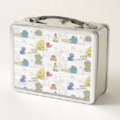Lunch Box Sesame StreetVintage Comic Motif (Dos)