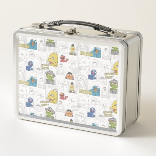 Lunch Box Sesame StreetVintage Comic Motif (Devant)