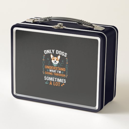 Lunch Box Seuls les chiens comprennent ce que l'on traverse (Devant)