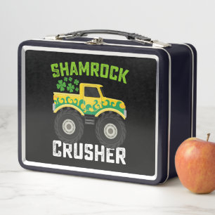 Lunch Box Shamrock Croiseur Monster Camion St Patrick's Day