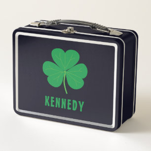 Lunch Box Shamrock Green Clover Irlande Celtic Irish Nom