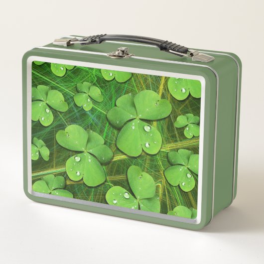 Lunch Box Shamrock vert St Patrick iPhone 5 Coque-Mate (Devant)