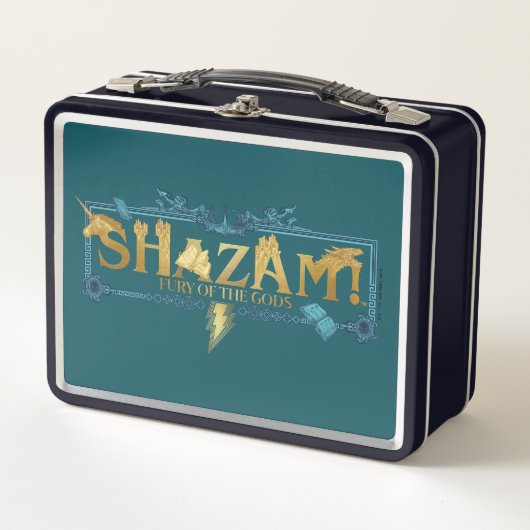 Lunch Box SHAZAM ! Furie des dieux | Logo mythique (Devant)