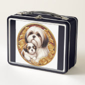 Lunch Box Shih Tzu Maman et Chiot (Devant)