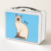 Lunch Box Siamese cat cartoon (Devant)